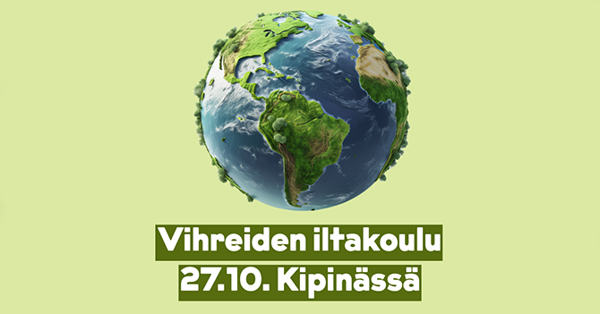 Hyvinkään vihreiden iltakoulu 27.10.26